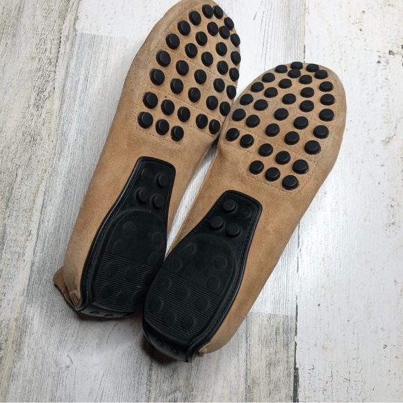 French Sole fs/ny Suede Driving Loafers - Tan, Size 39 (US 9) - Picture 5 of 6